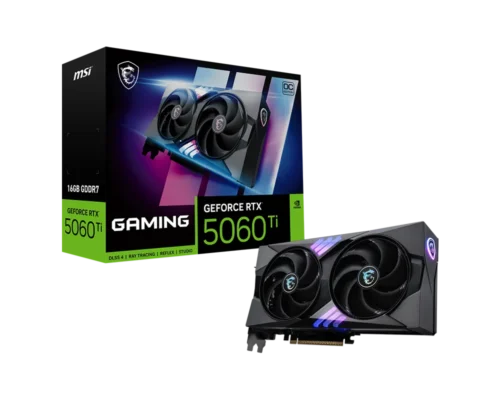 Placa de Video MSI GeForce RTX 5060 Ti 16GB GDDR7 Gaming OC