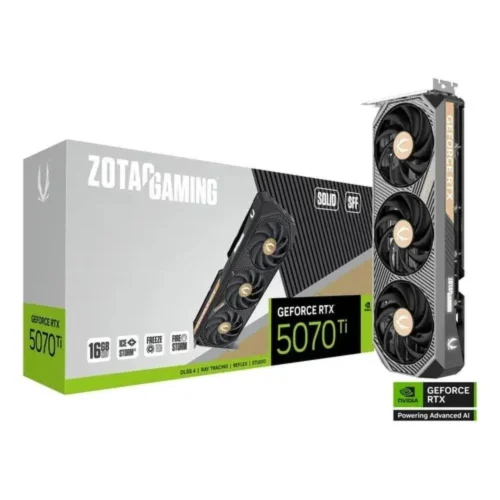Placa de Video Zotac GeForce RTX 5070 Ti 16GB GDDR7 Solid OC