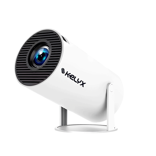 PROYECTOR KELYX 720P 2GB + 8GB 180 LUMENES BLUETOOTH WIFI ANDROID BLANCO