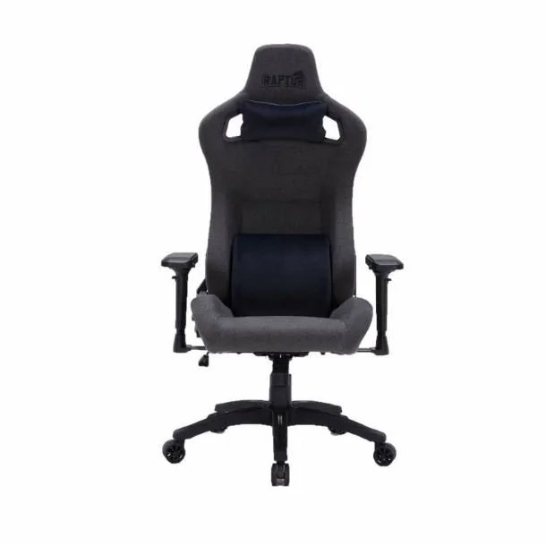 SILLA GAMER RAPTOR THRONE R20 TELA NEGRA