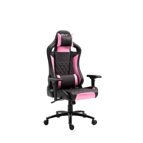 Silla Gamer SYX CH-451 Rosa Negro