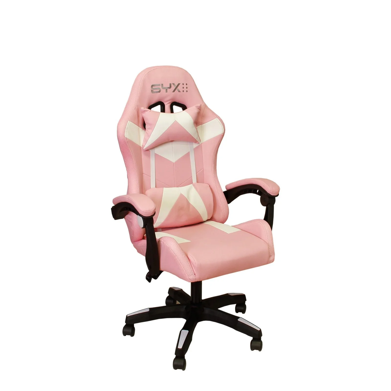 SILLA GAMER SYX GC-S02 ROSA BLANCO