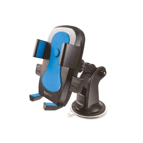 Soporte Celular Auto Foxbox Bracket Con Sopapa Azul