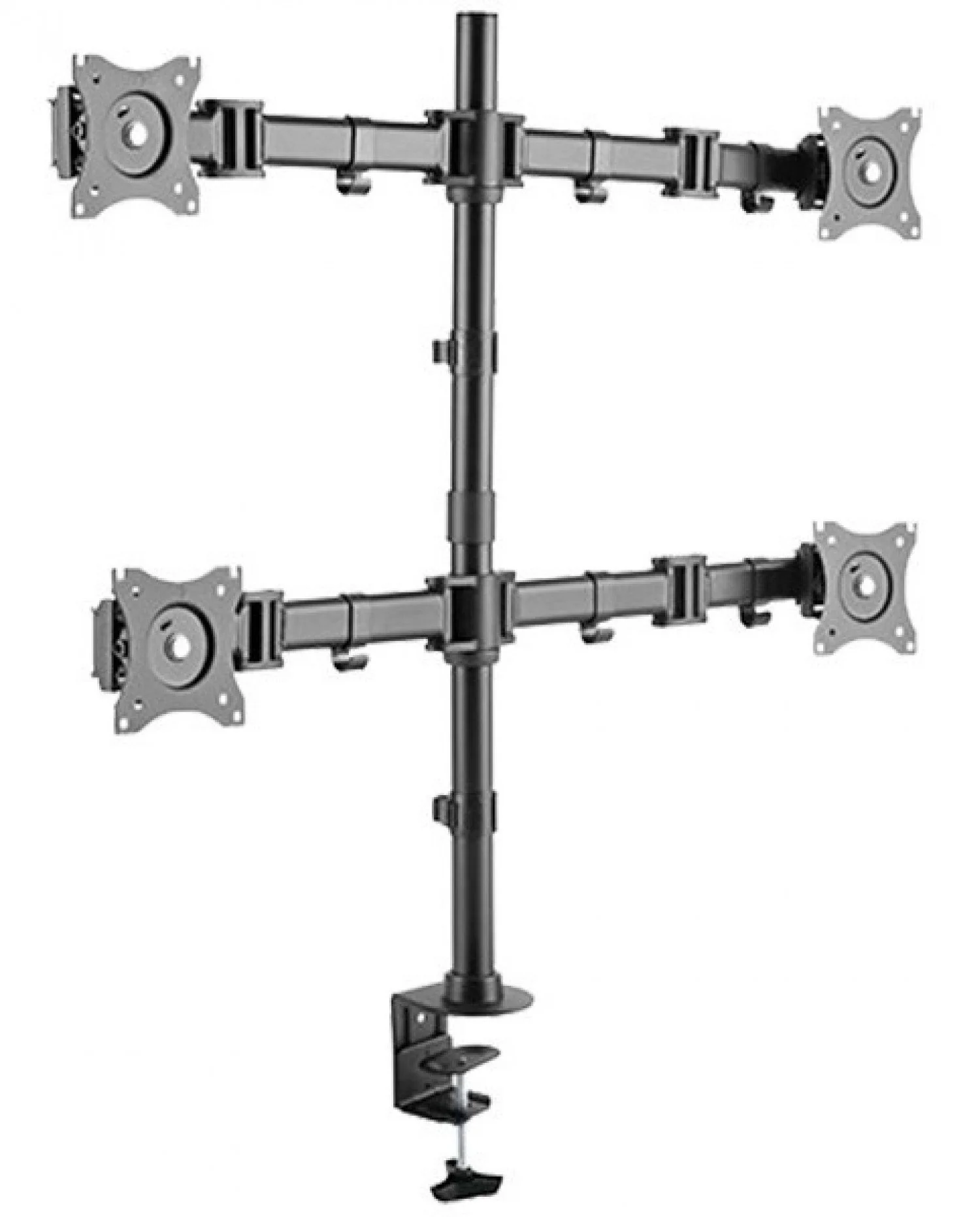 SOPORTE DE ESCRITORIO CUADRUPLE INTELAID 13 A 27 PULGADAS IT-DB4E