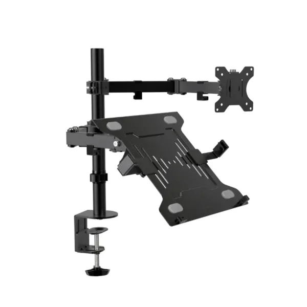 SOPORTE DOBLE MONITOR NOTEBOOK KLIP XTREME KMM-301