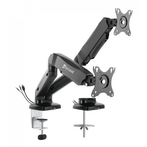 Soporte Intelaid Doble Monitor 13 a 27 Pulgadas IT-DGB2U