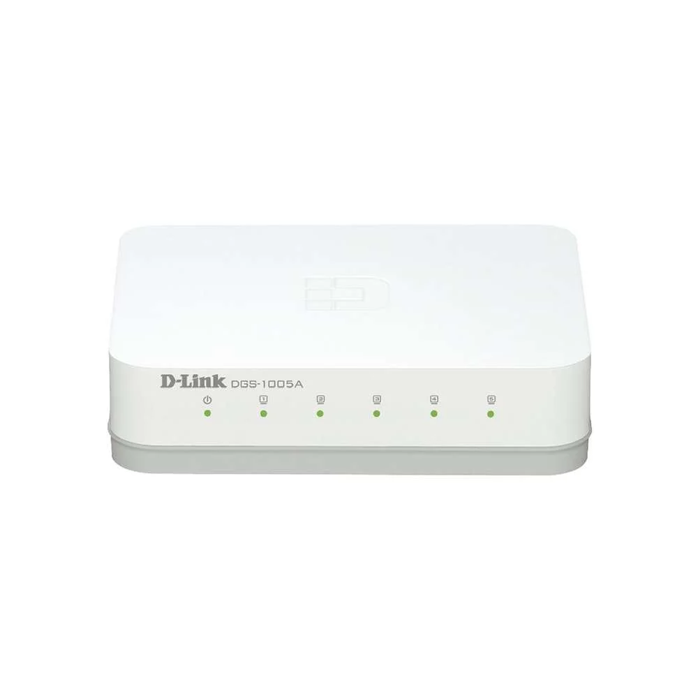 SWITCH D-LINK 5-PORT 10/100MBPS UNMANAGED N-WA DES-1005A
