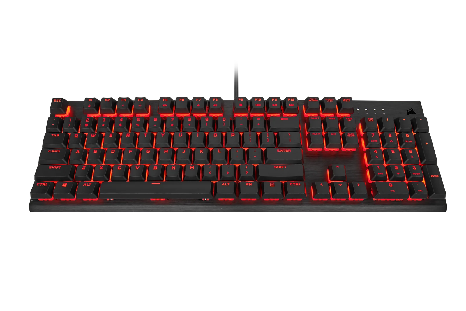 TECLADO CORSAIR K60 PRO MECANICO CHERRY RED VIOLA BLACK