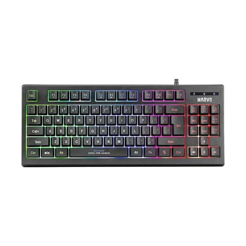 Teclado Gamer Marvo K607 RGB TKL SP
