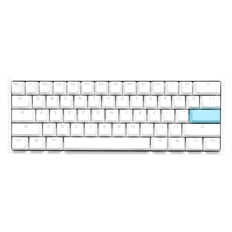 TECLADO GAMER MECÁNICO DUCKY ONE 2 MINI RGB WHITE KAILH BOX BROWN SWITCH