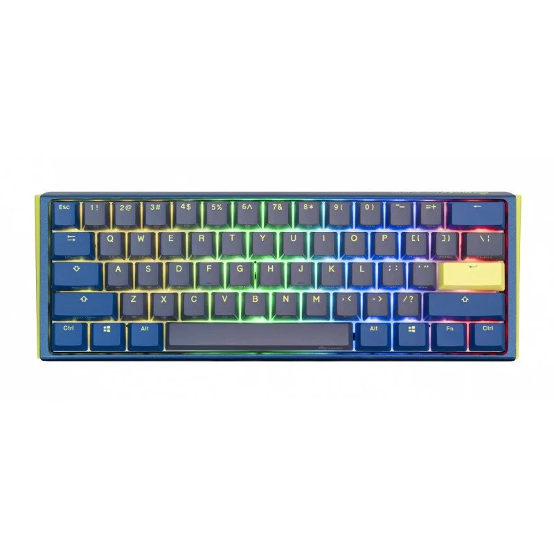 TECLADO GAMER MECÁNICO DUCKY ONE 3 DAYBREAK BLUE RGB CHERRY MX BROWN
