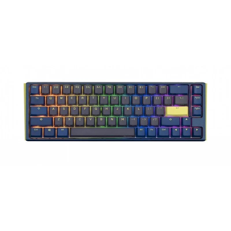 Teclado Gamer Mecánico Ducky One 3 Daybreak SF Blue RGB Cherry MX Red