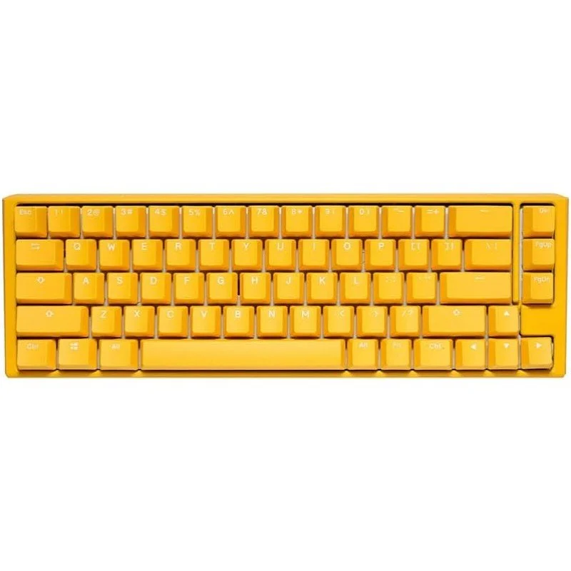 TECLADO GAMER MECÁNICO DUCKY ONE 3 SF YELLOW RGB CHERRY MX RED