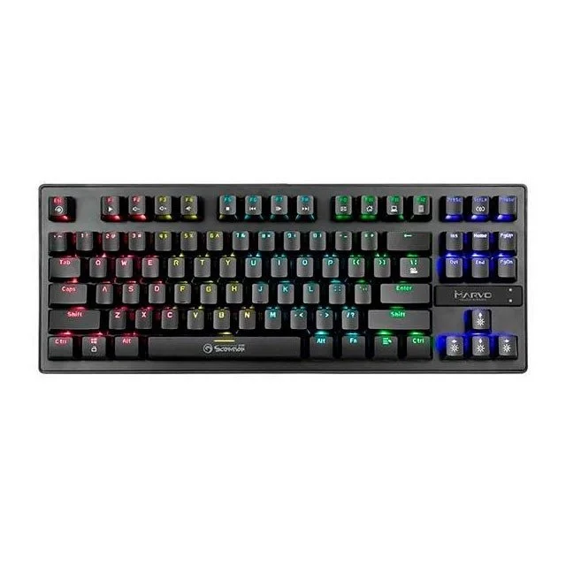 Teclado Gamer Mecanico Marvo KG901 RGB Blue Switch