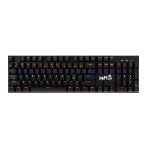 Teclado Gamer Mecánico Raptor Fireclaw M104 Retroiluminado Switch Red Outemu