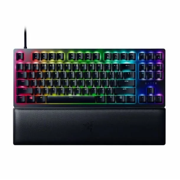TECLADO GAMER MECÁNICO RAZER HUNTSMAN V2 TKL CLICKY PURPLE