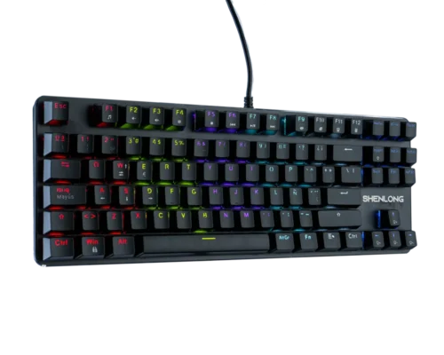 Teclado Gamer Mecánico Shenlong SMK5900SB-87 RGB ESP