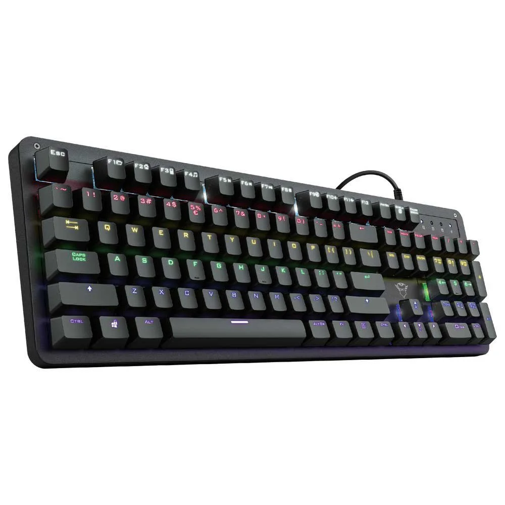 TECLADO GAMER MECÁNICO TRUST MAZZ GXT 863 RGB