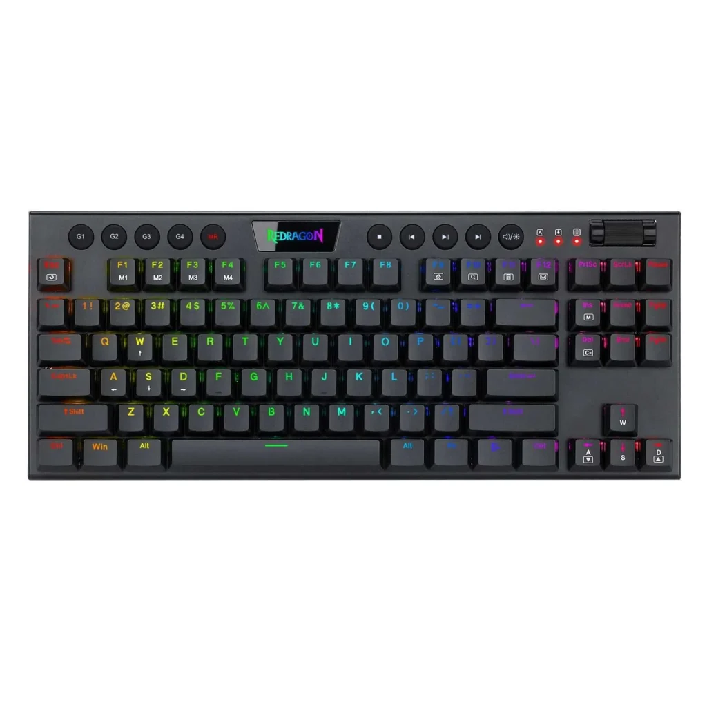 Teclado Gamer Redragon Horus TKL Wireless Red Switch