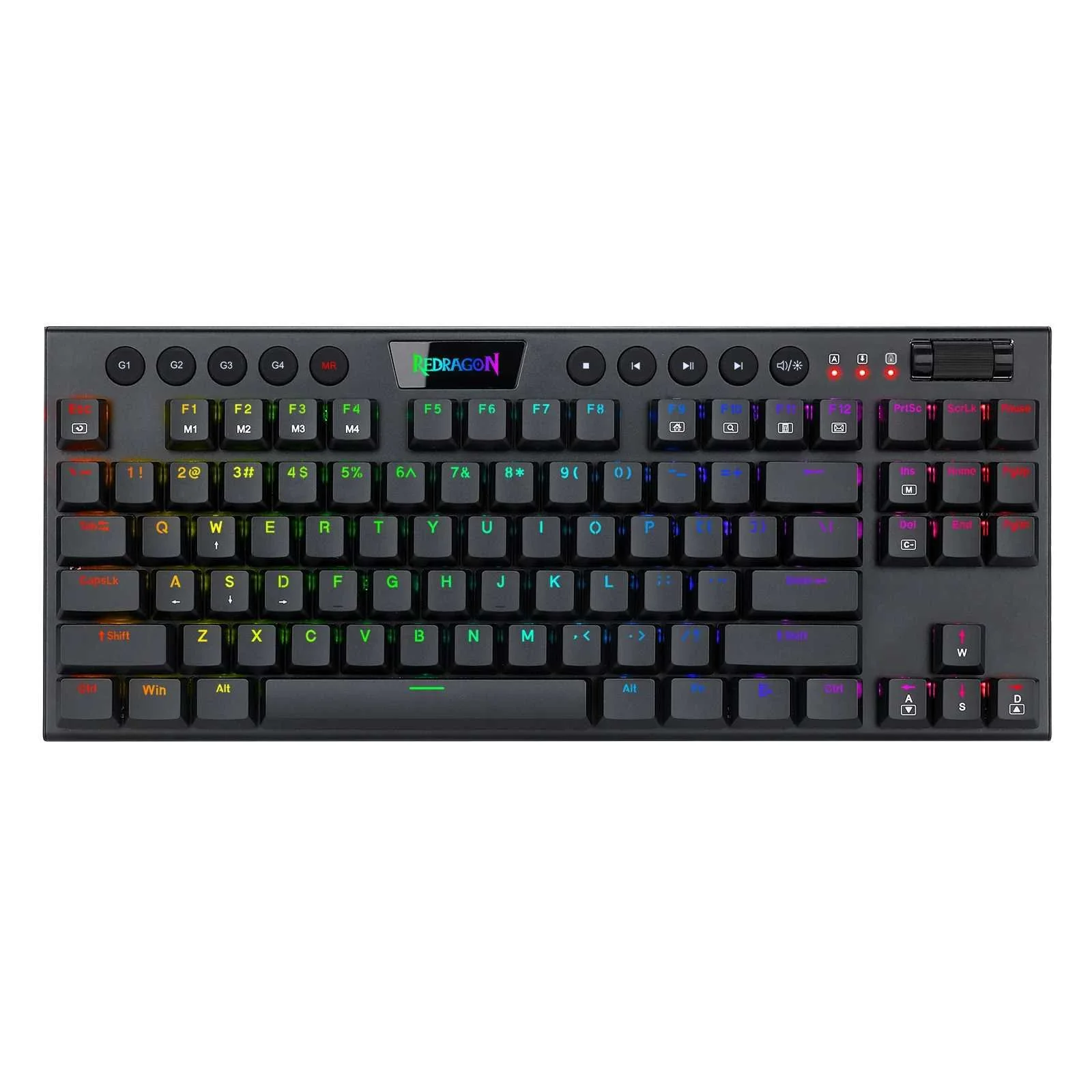 TECLADO GAMER REDRAGON HORUS TKL WIRELESS RED SWITCH