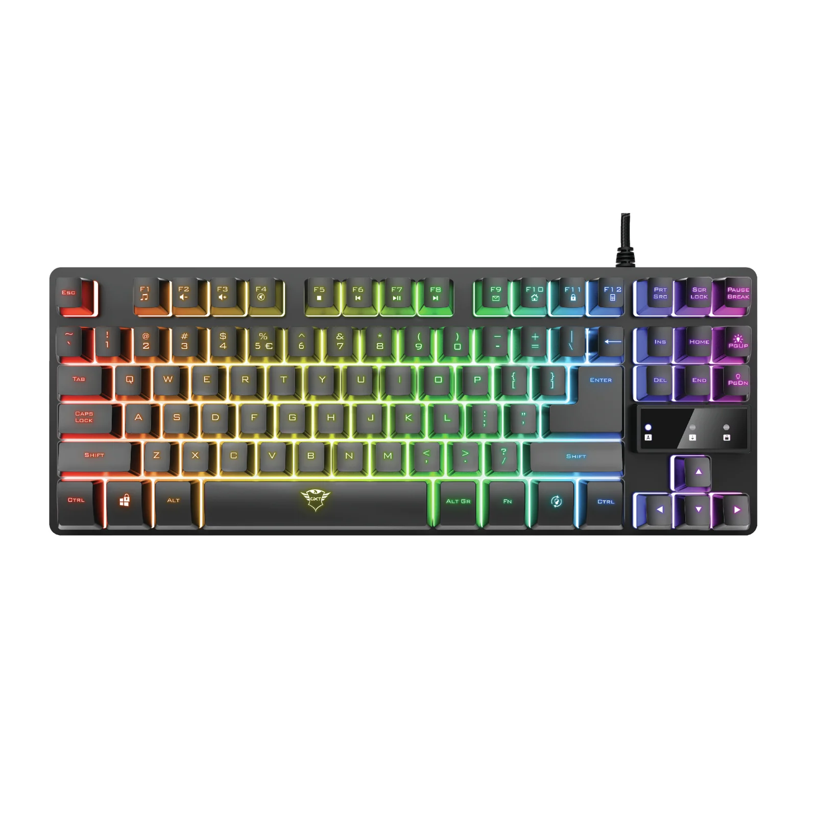 TECLADO GAMER TRUST THADO TKL GXT 833 ES