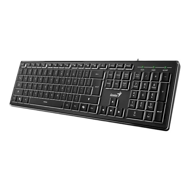 Teclado Genius Slimstar 820 Retroiluminado