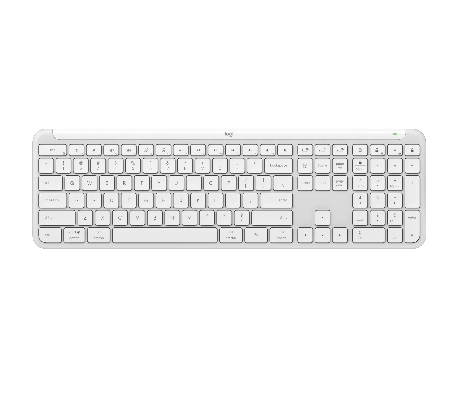 TECLADO LOGITECH K950 SLIM WHITE