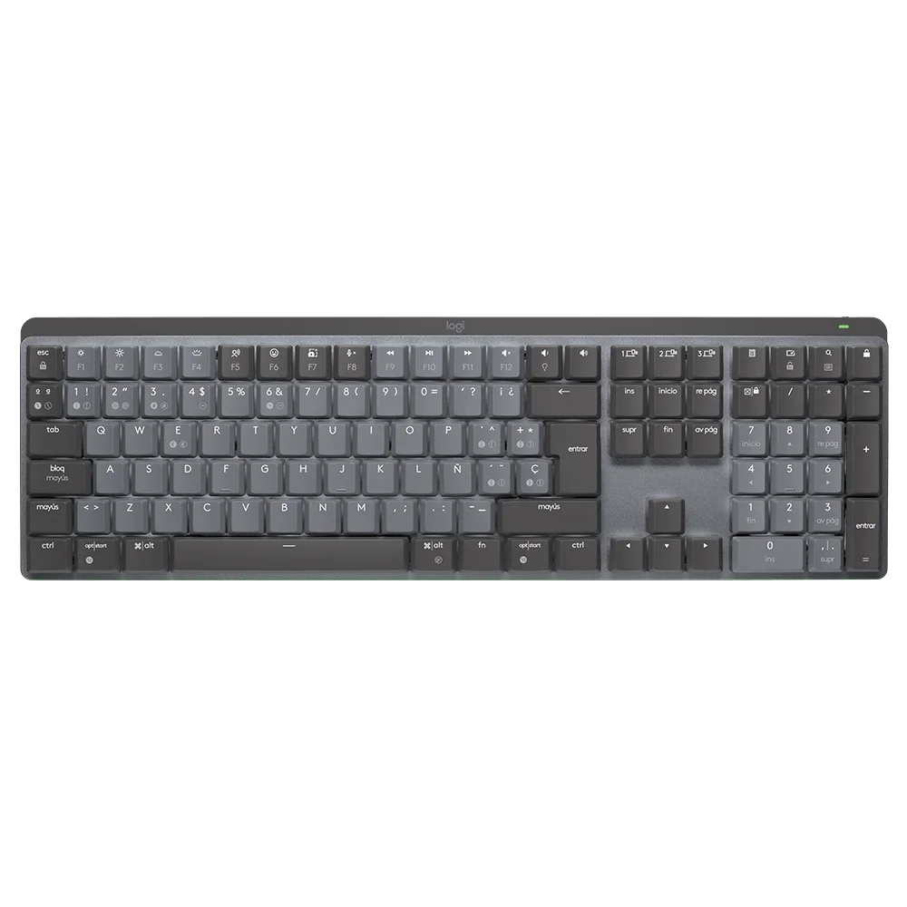 TECLADO LOGITECH MX GRAPHITE INALÁMBRICO