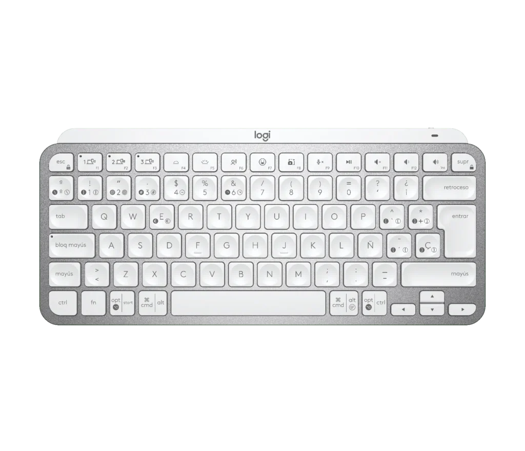 Teclado Logitech MX Keys Mini Gris Inalámbrico