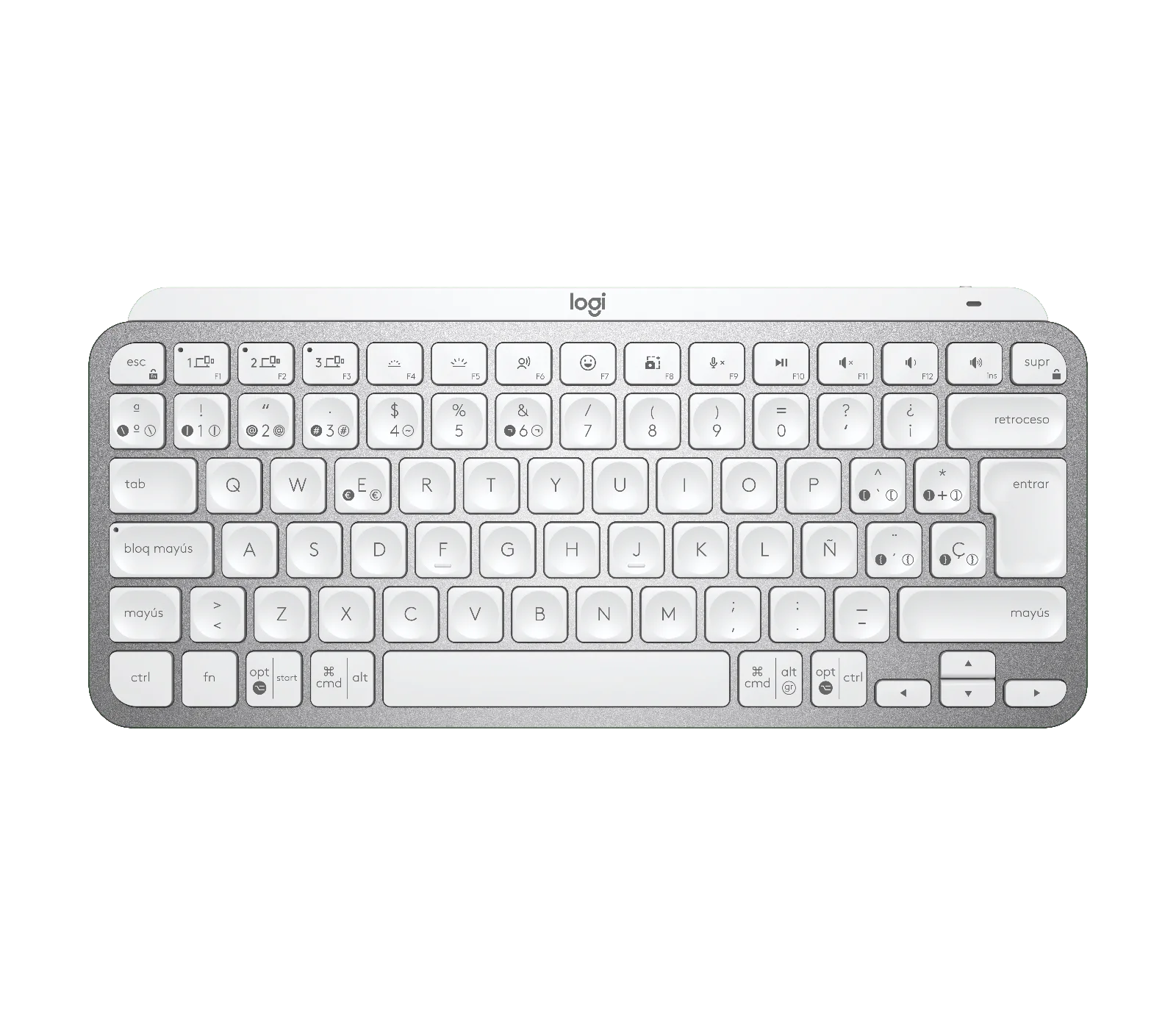 TECLADO LOGITECH MX KEYS MINI GRIS INALÁMBRICO