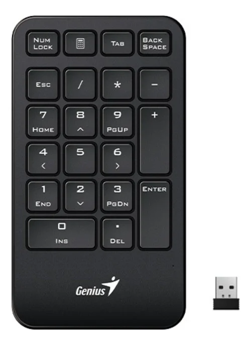 Teclado Numérico Genius Numpad 100 Wireless Black