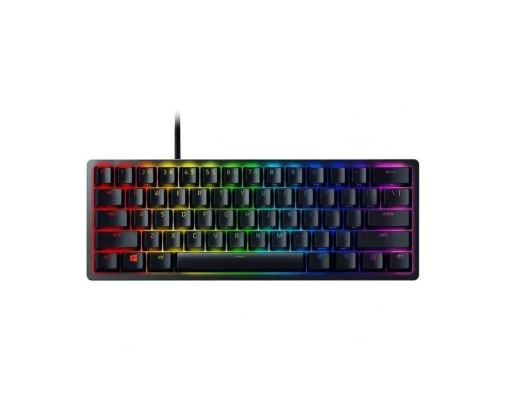 Teclado Razer Huntsman Mini 60% Optical Purple Switch Spanish Layout