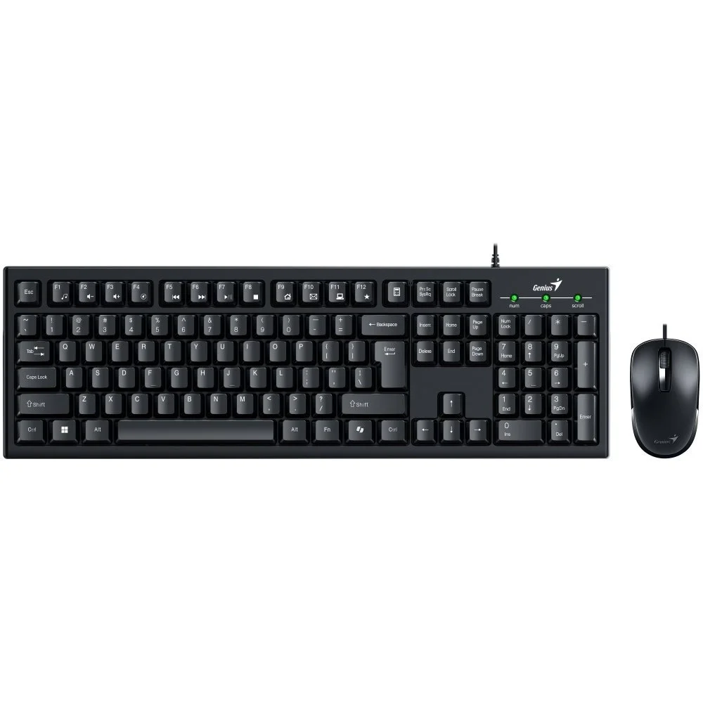 TECLADO Y MOUSE GENIUS KM-100SE BLACK SP