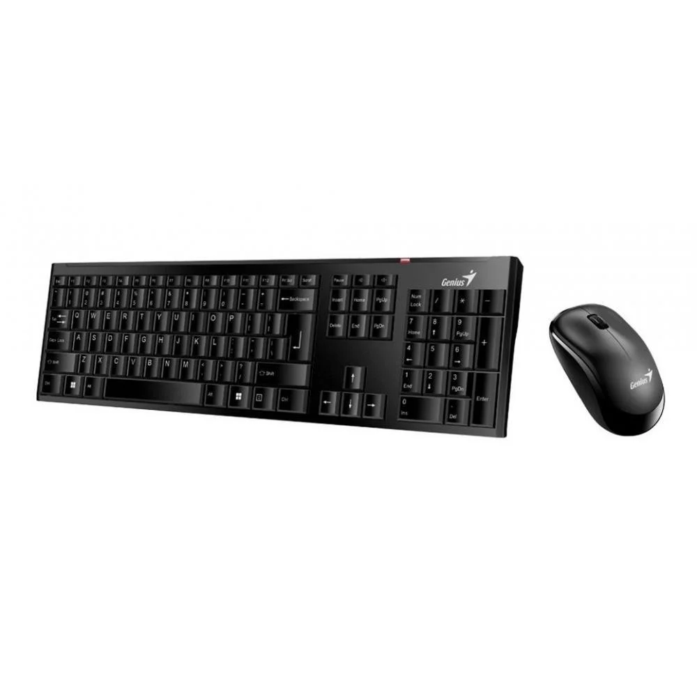 TECLADO Y MOUSE GENIUS SLIMSTAR 8000SE SP BLACK