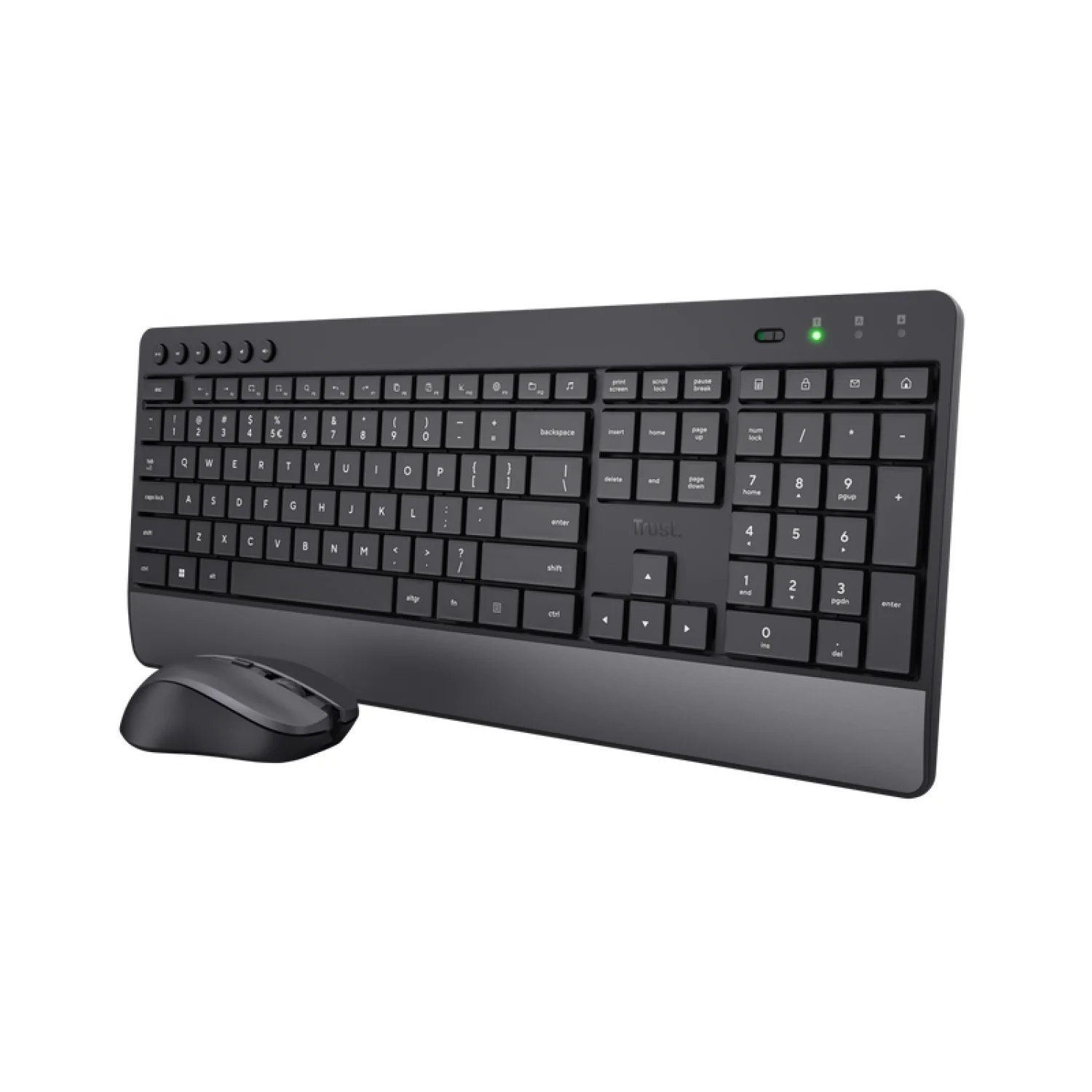 TECLADO Y MOUSE TRUST TREZO WIRELESS ECO ES