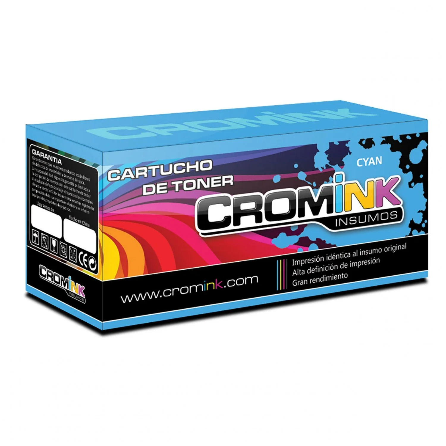 TONER ALTERNATIVO CROMINK HP CC531A CYAN