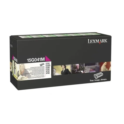 Toner Lexmark 15G041M Magenta C752 / C762 / X752 /