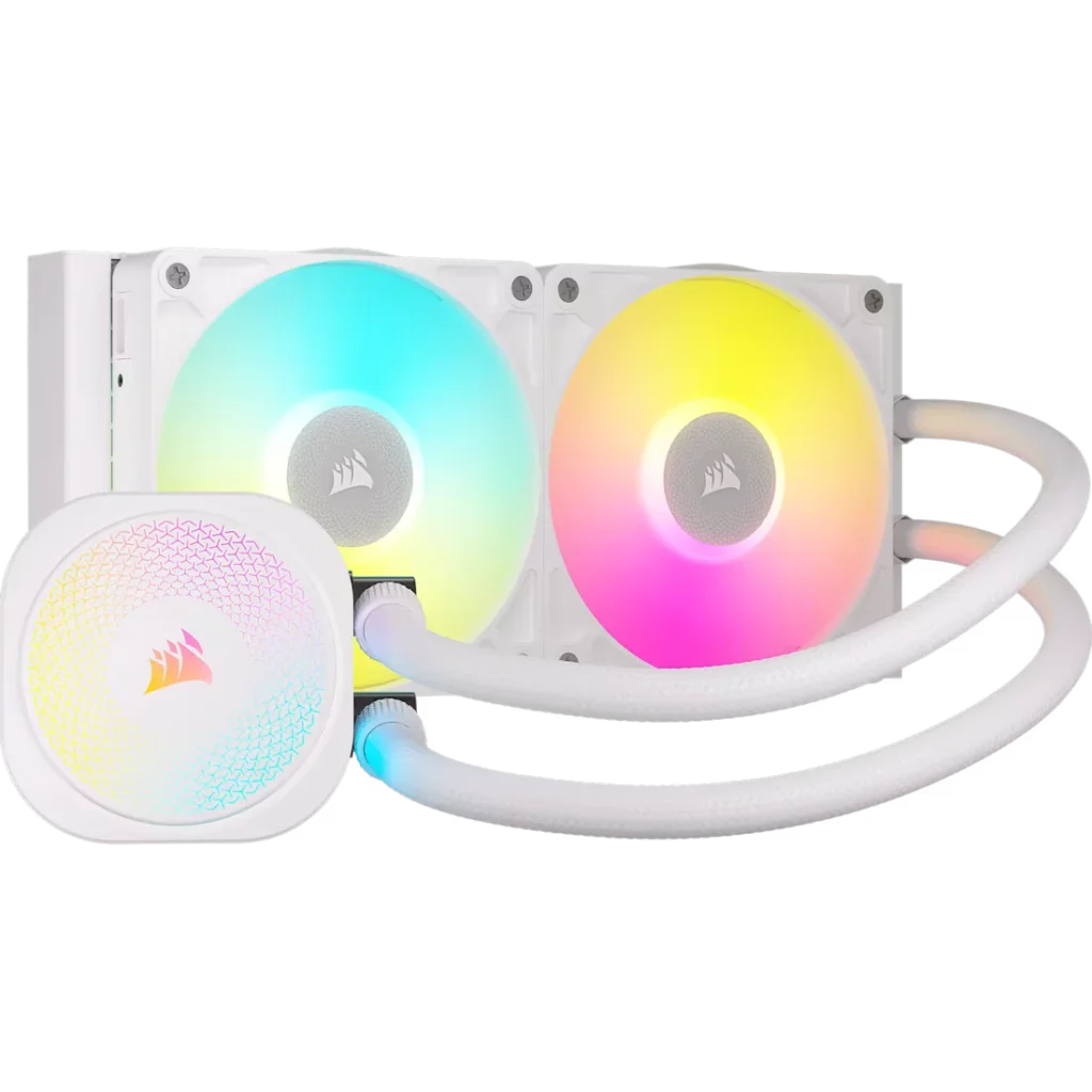 Watercooling Corsair iCUE LINK TITAN 240 RX RGB 2x CPU Cooler 240mm White