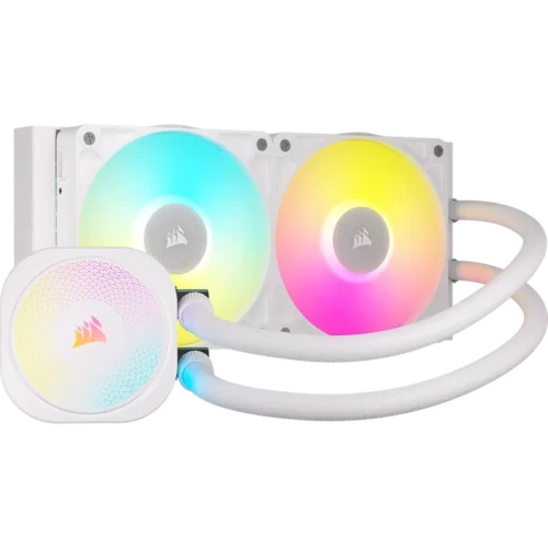 Watercooling Corsair iCUE LINK TITAN 240 RX RGB 2x CPU Cooler 240mm White