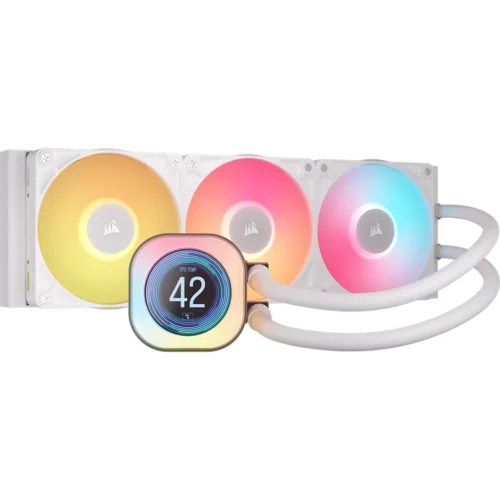 Watercooling Corsair iCUE LINK TITAN 360 RX LCD 3x CPU Cooler 360mm White