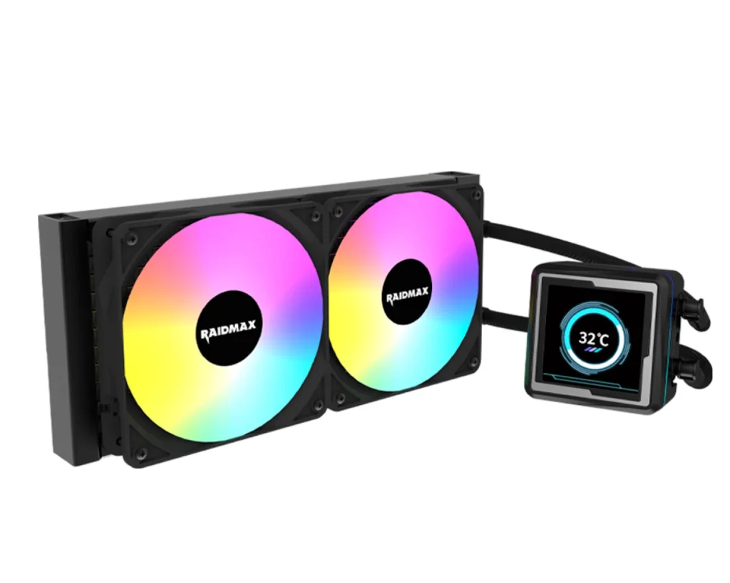 Watercooling Raidmax LM240 RGB LCD Display Black