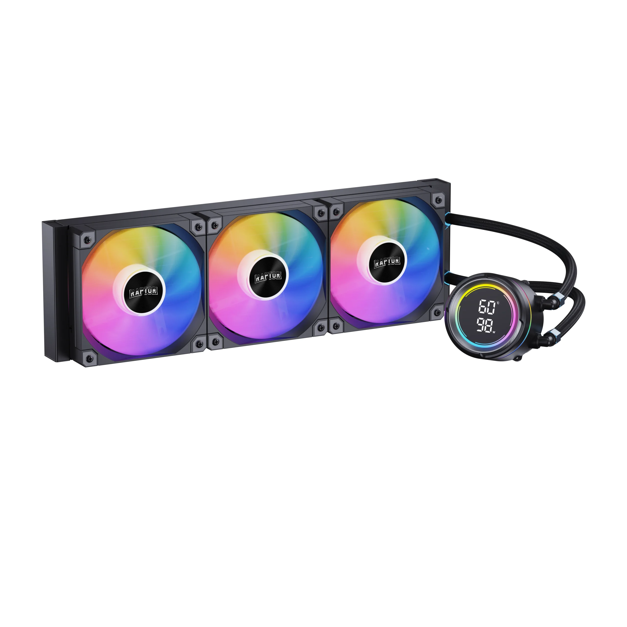 WATERCOOLING RAPTOR AQUA PRO 360 DISPLAY ARGB NEGRO