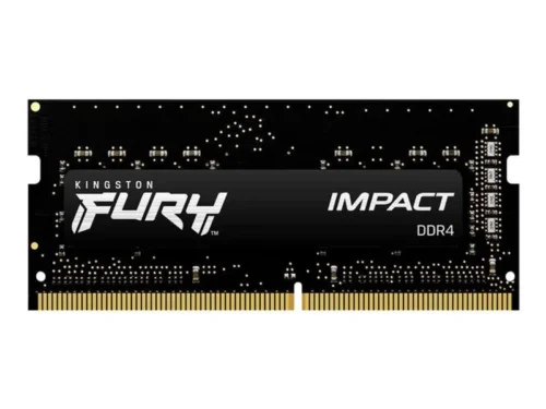 Memoria SODIMM Kingston DDR4 8GB 3200MHz Fury Impact Negra