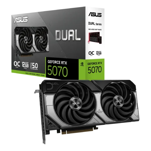 Placa de Video Asus GeForce RTX 5070 12GB GDDR7 Dual OC
