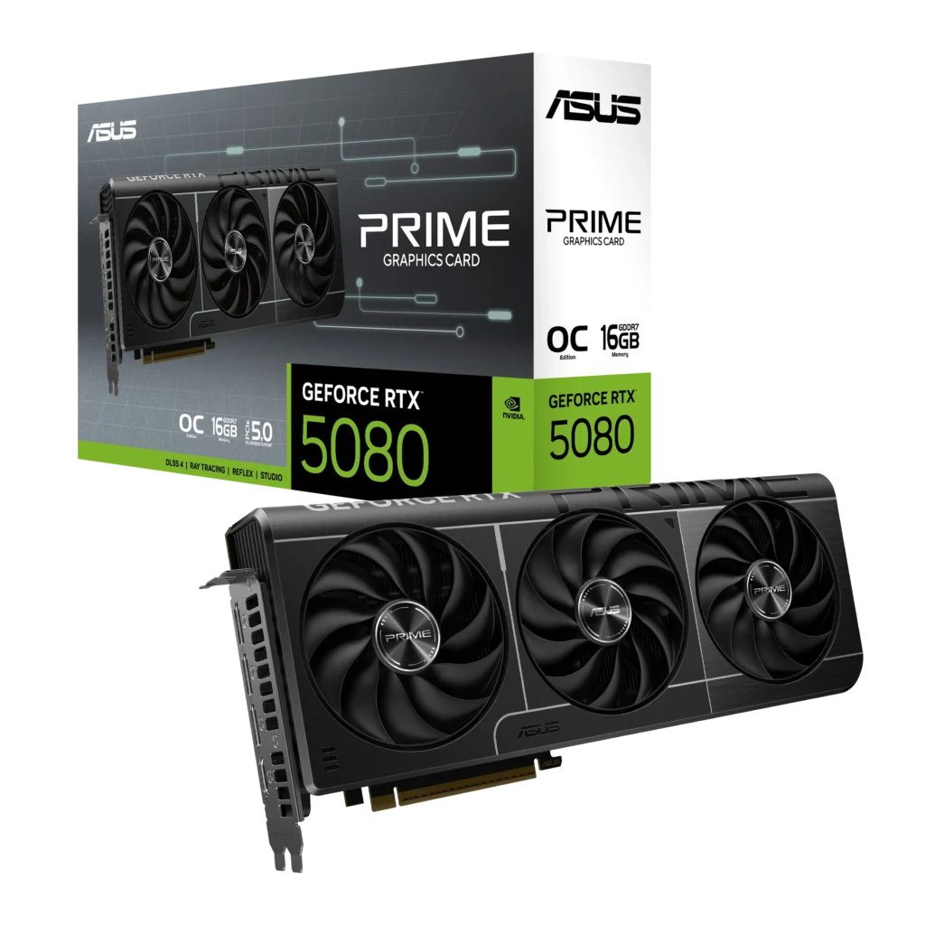 Placa de Video Asus GeForce RTX 5080 16GB GDDR7 Prime OC