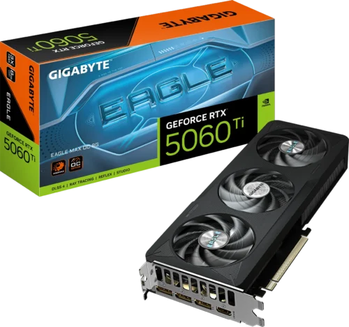 Placa de Video Gigabyte GeForce RTX 5060 Ti 8GB GDDR7 Eagle Max OC