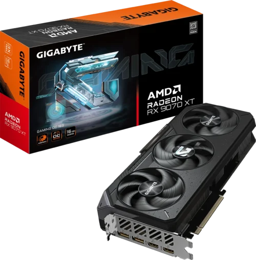 Placa de Video Gigabyte Radeon RX 9070 XT 16GB GDDR6 Gaming