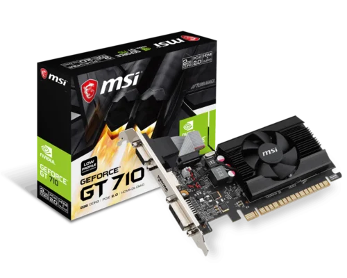 Placa de Video MSI GeForce GT 710 2GB GDDR3 LP