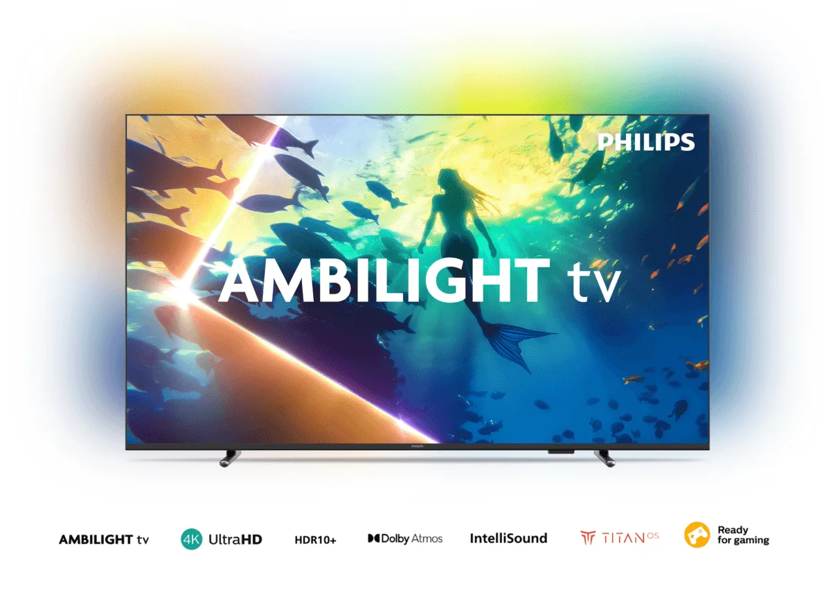 SMART TV 50 PHILIPS 4K TITAN OS AMBILIGHT 50PUD8100/77