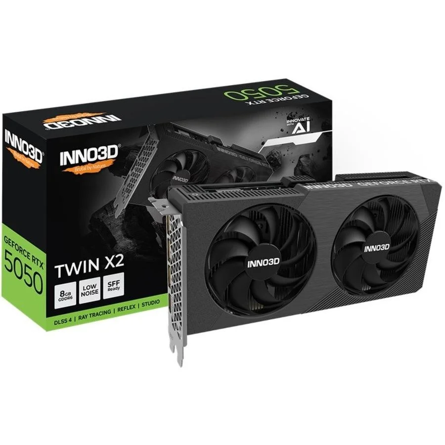 Placa de Video INNO3D GeForce RTX 5050 8GB GDDR6 Twin X2